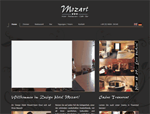 Tablet Screenshot of hotel-mozart.de